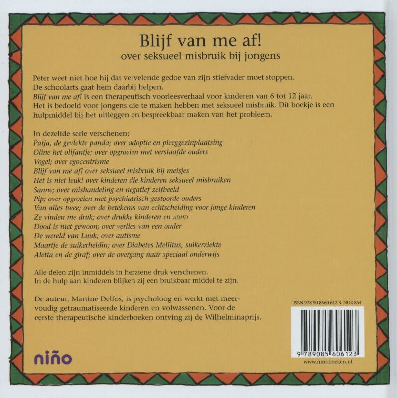 Blijf van me af! / Therapeutische kinderverhalen achterkant