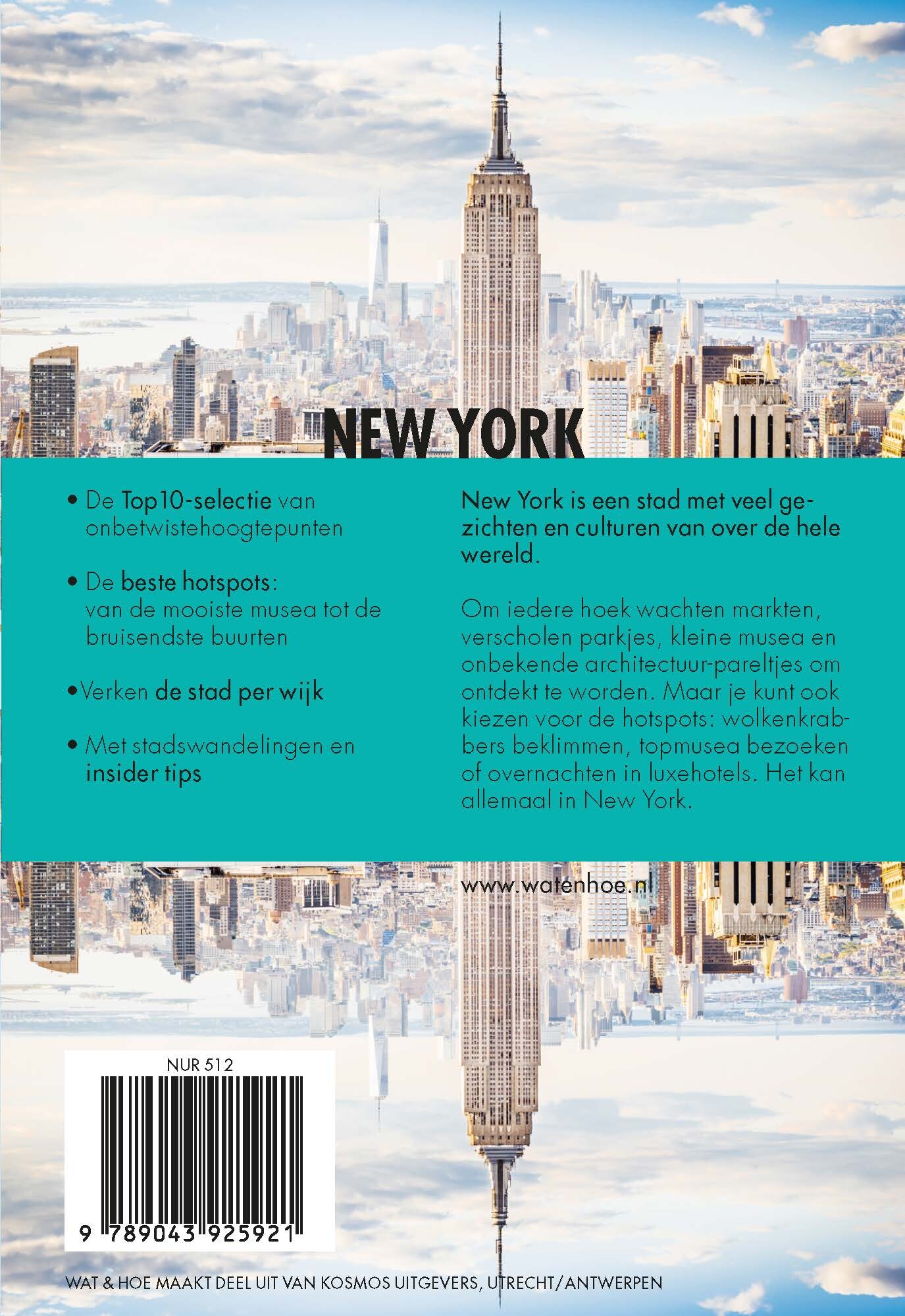 New York / Wat & Hoe reisgids achterkant