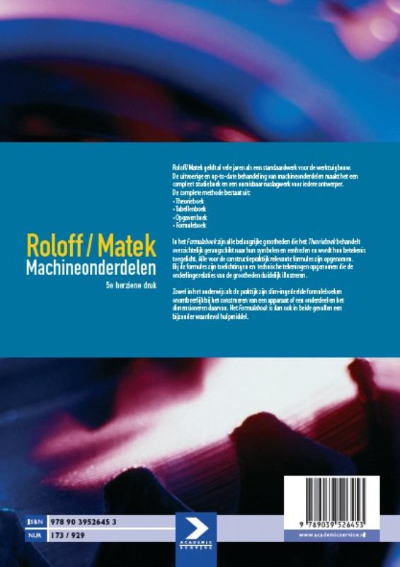 Roloff/Matek Machineonderdelen achterkant