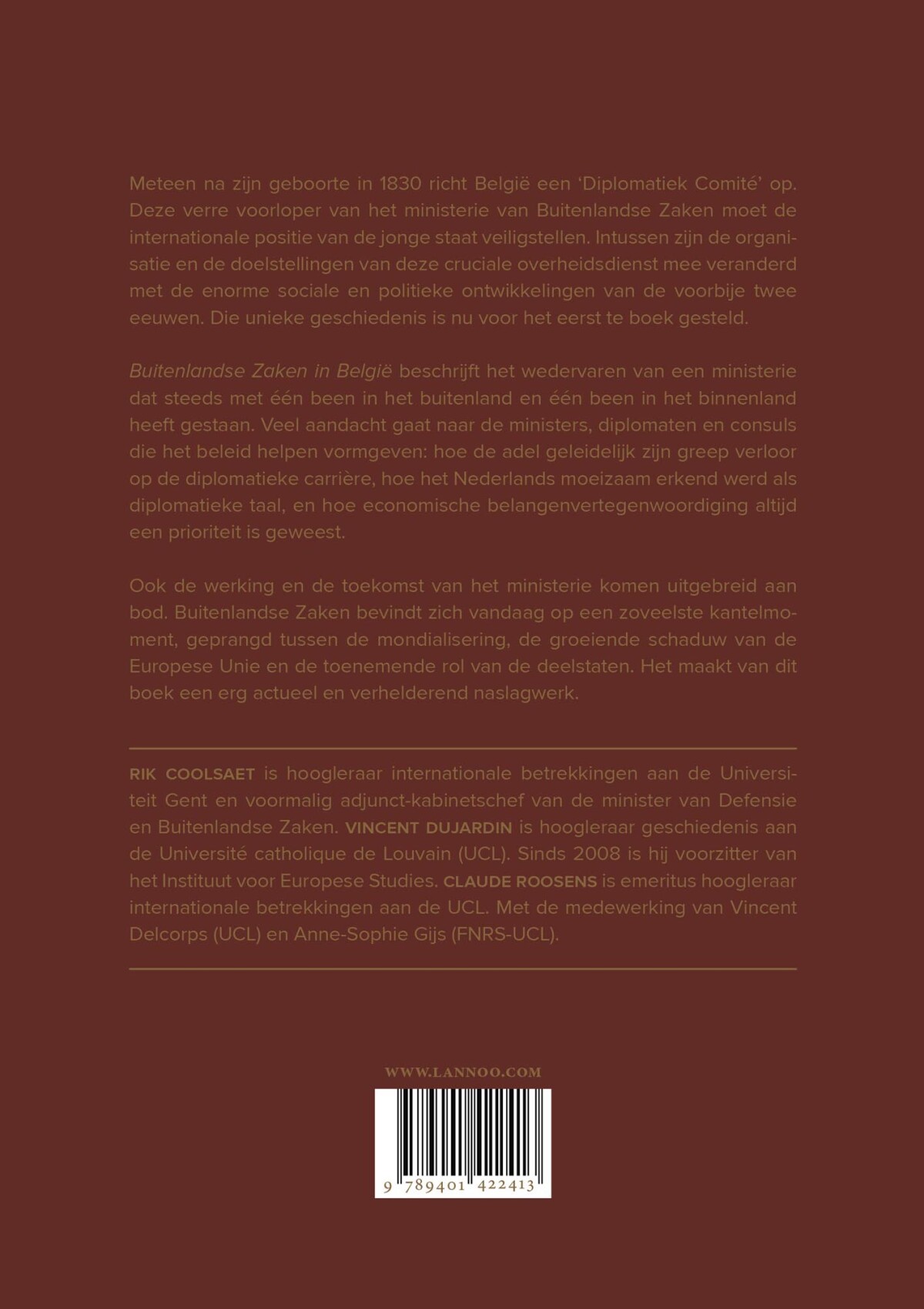 Buitenlandse zaken in België achterkant