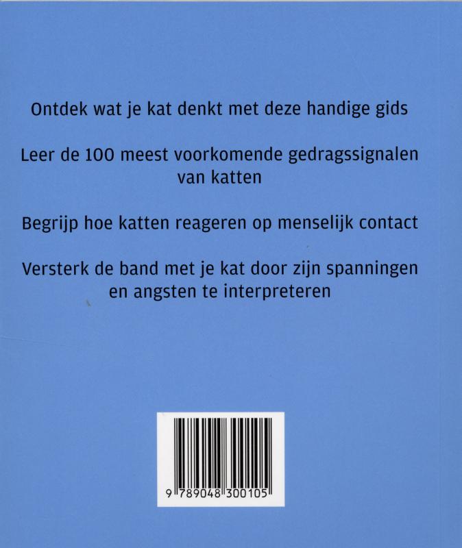 Kattenlichaamstaalgids Kattenlichaamstaalgids achterkant