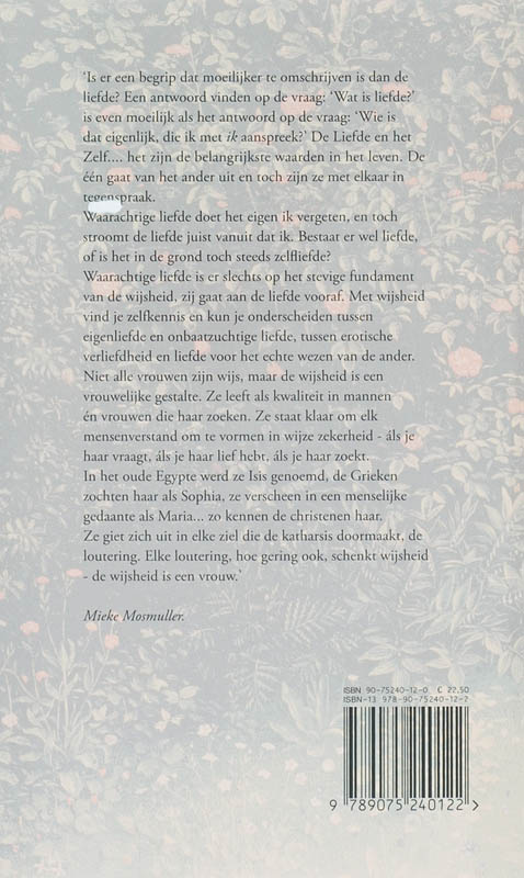 De wijsheid is een vrouw De wijsheid is een vrouw achterkant