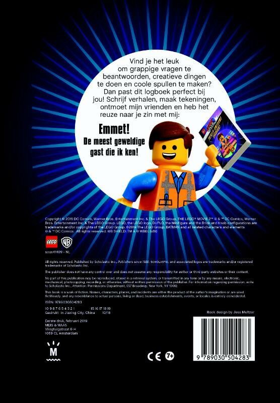 LEGO Movie 2: Super geweldig logboek / Lego achterkant
