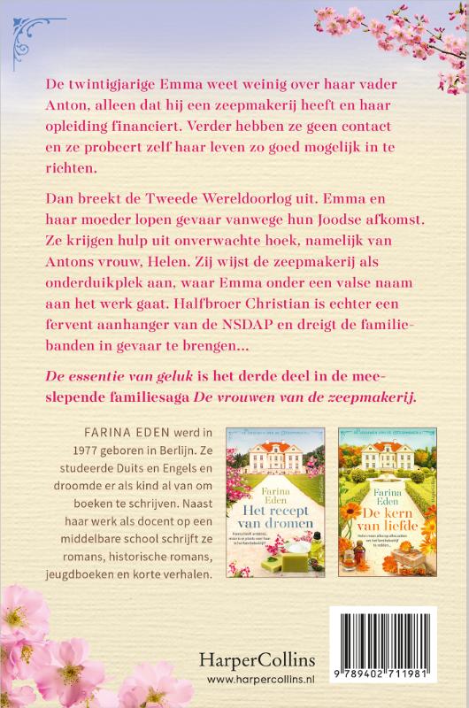 De essentie van geluk / De vrouwen van de zeepmakerij / 3 achterkant