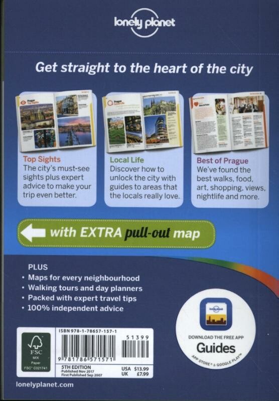 Prague / Lonely Planet Pocket Guides achterkant
