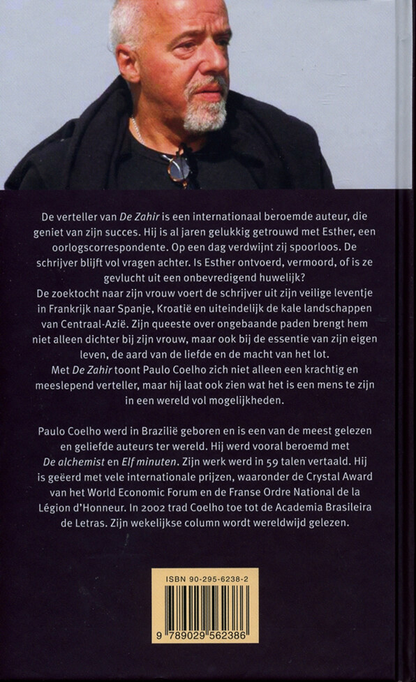 De Zahir achterkant