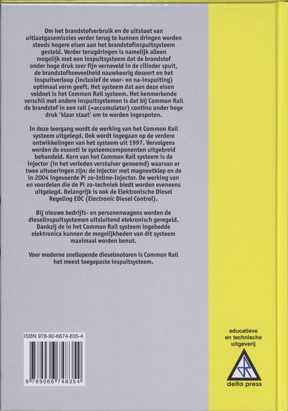 Common Rail Dieselinspuitsysteem / Technische leergangen achterkant