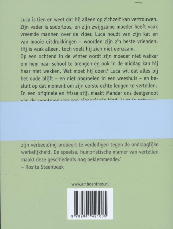 De eerste echte leugen De eerste echte leugen achterkant