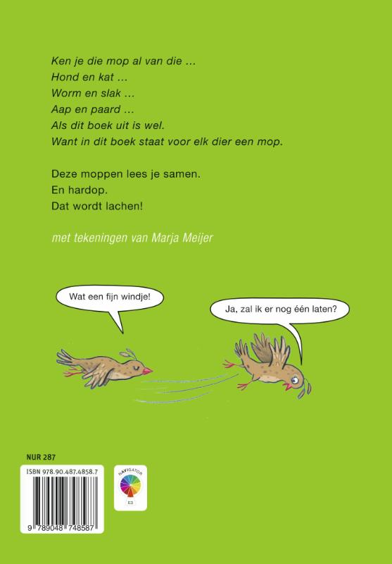 Voor elk dier een mop / Toneellezen achterkant