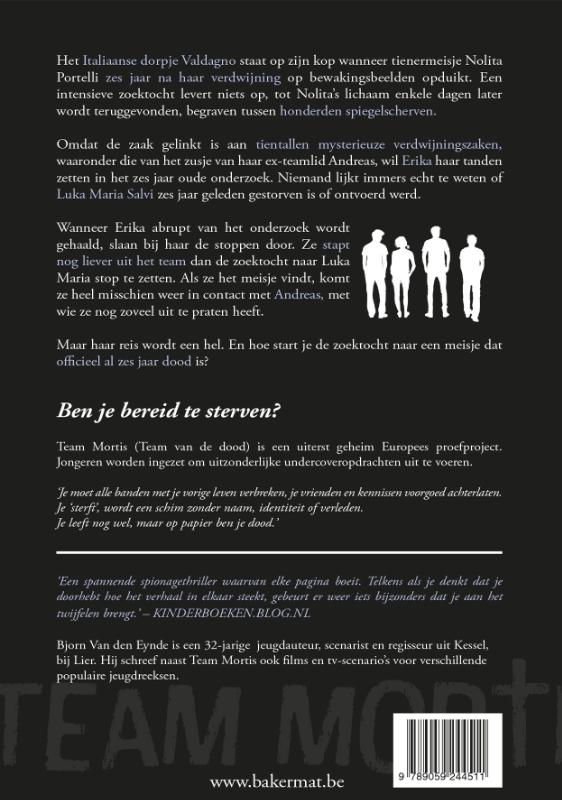 De spiegelmoorden / Team Mortis / 7 achterkant
