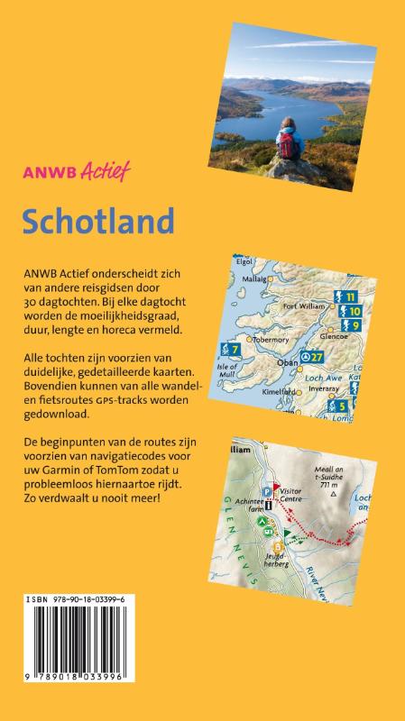 ANWB actief - Schotland achterkant