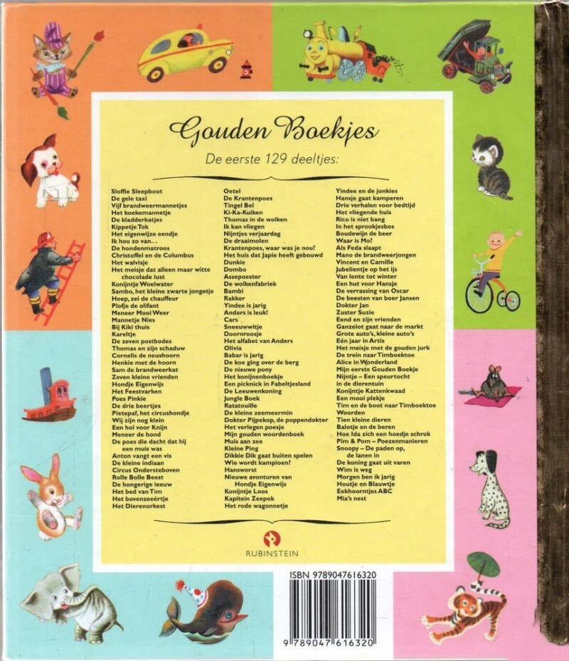 Sneeuwwitje en de zeven dwergen / Een gouden boekje - 2e reeks / 63 achterkant