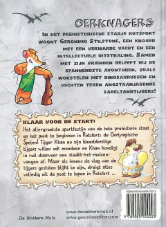 Klaar voor de start de Oerlympische spelen / Oerknagers / 4 achterkant