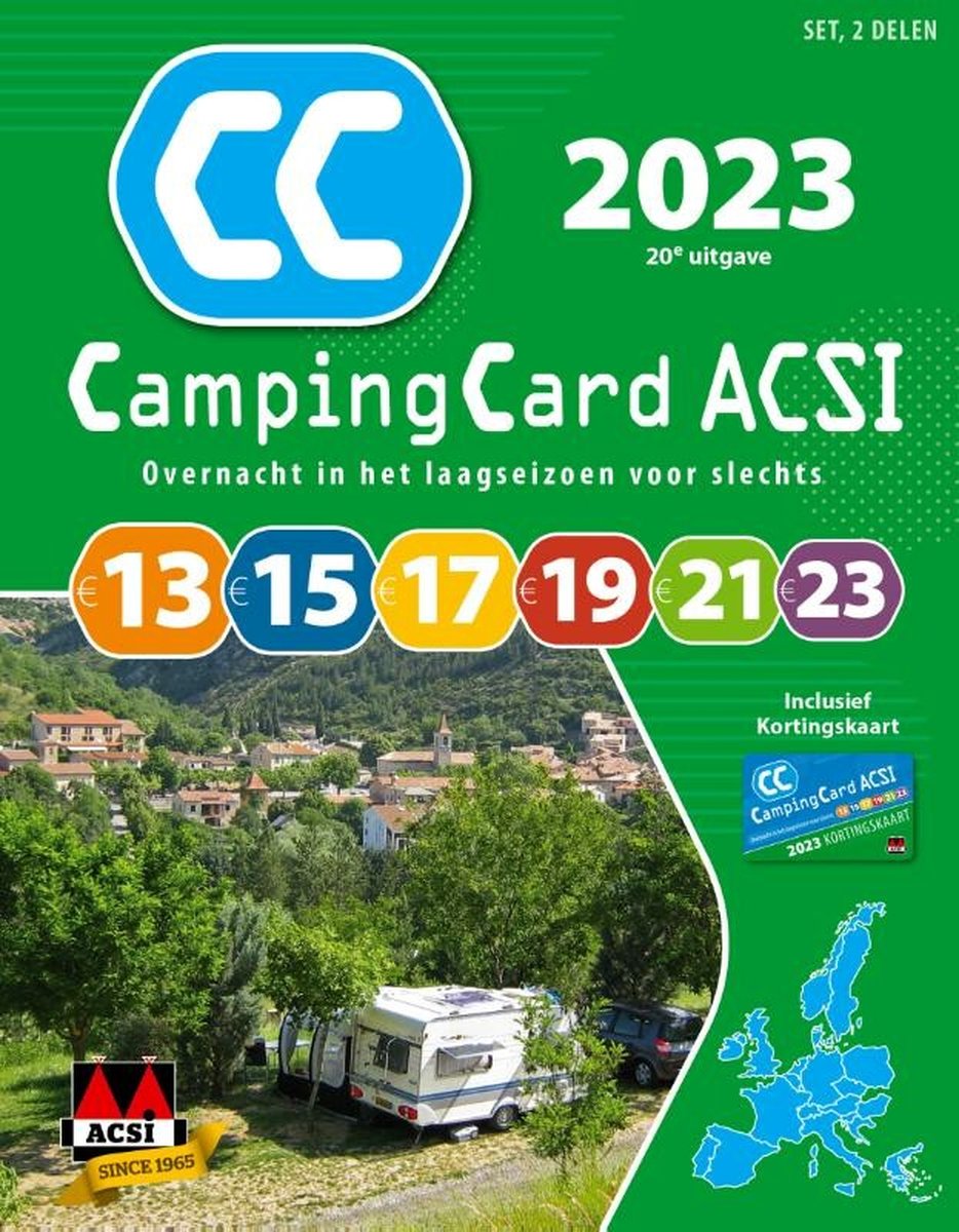 ACSI Campinggids - CampingCard ACSI 2023