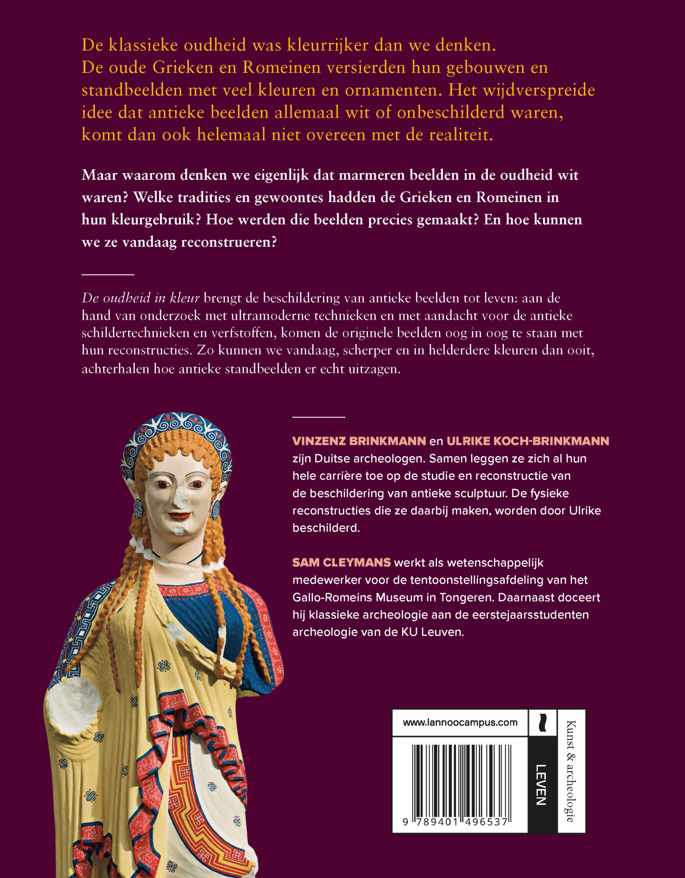 De oudheid in kleur achterkant