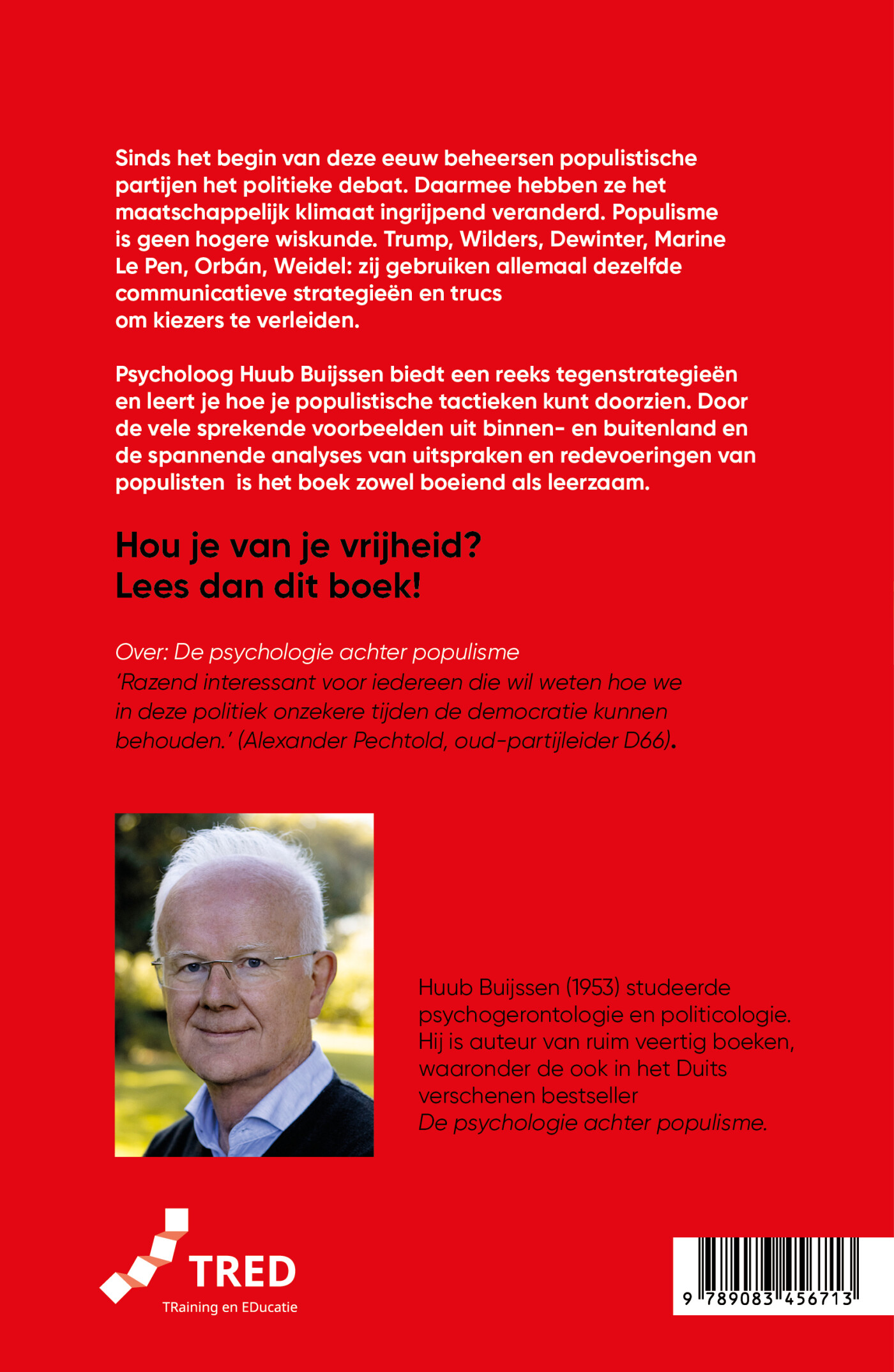 Tegen populisme achterkant