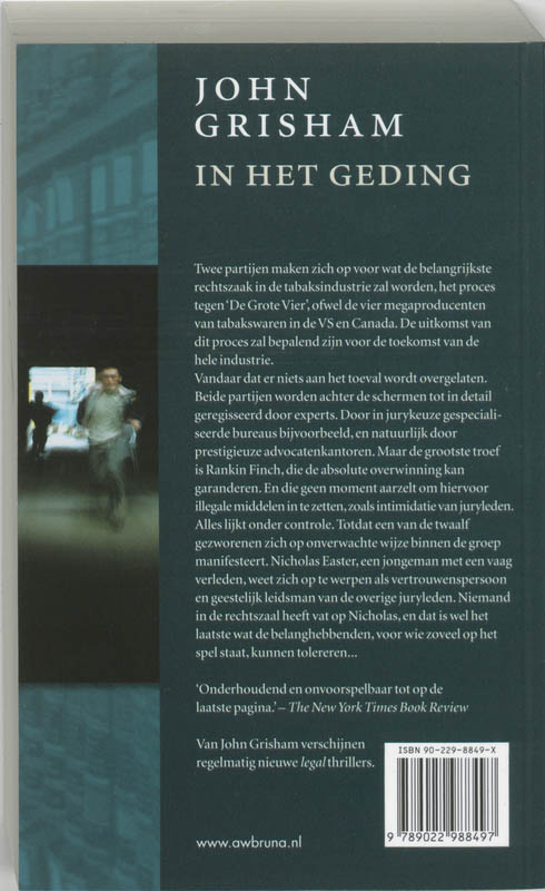 In Het Geding achterkant