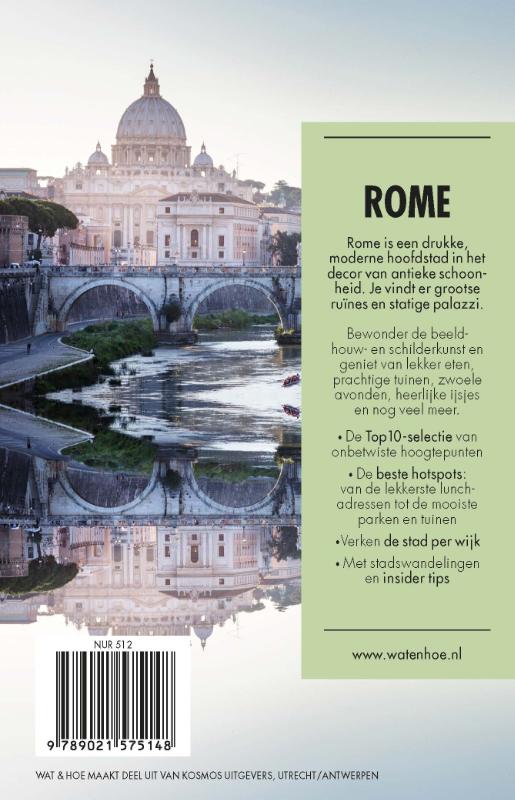 Rome / Wat & Hoe reisgids achterkant
