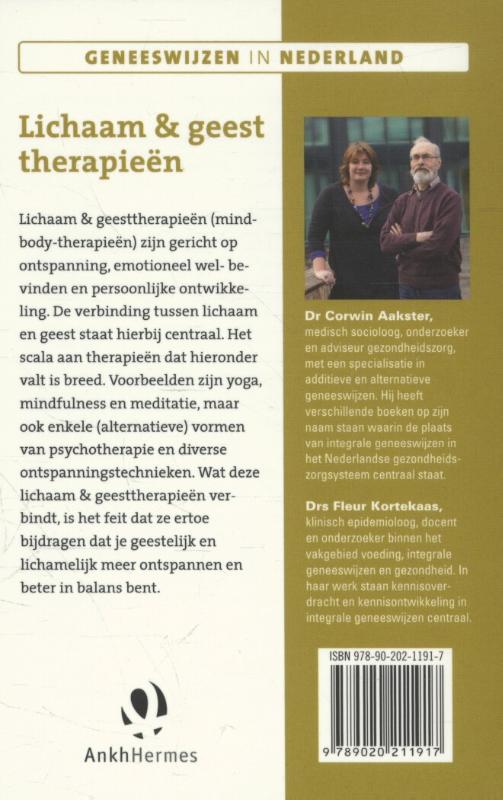 Lichaam & geesttherapieën / Geneeswijzen in Nederland / 7 achterkant