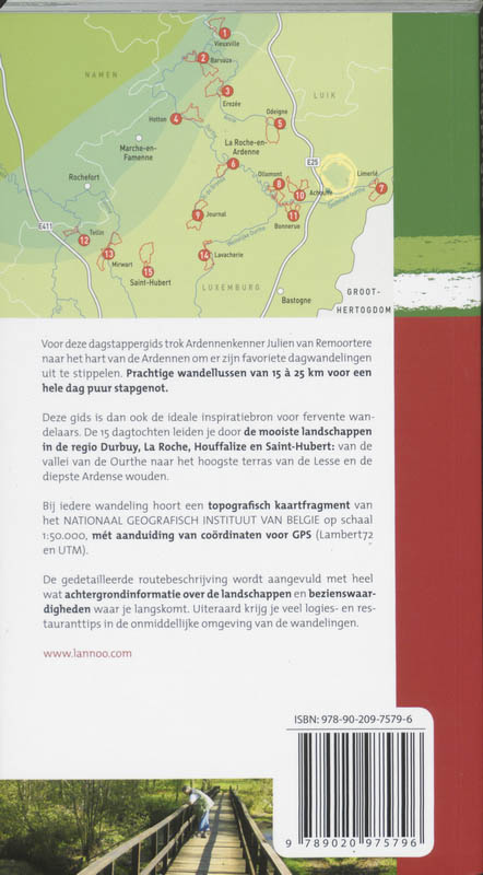 Ardennen / Dagtrappergids achterkant
