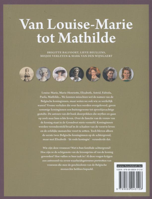 Van Louise-Marie tot Mathilde achterkant