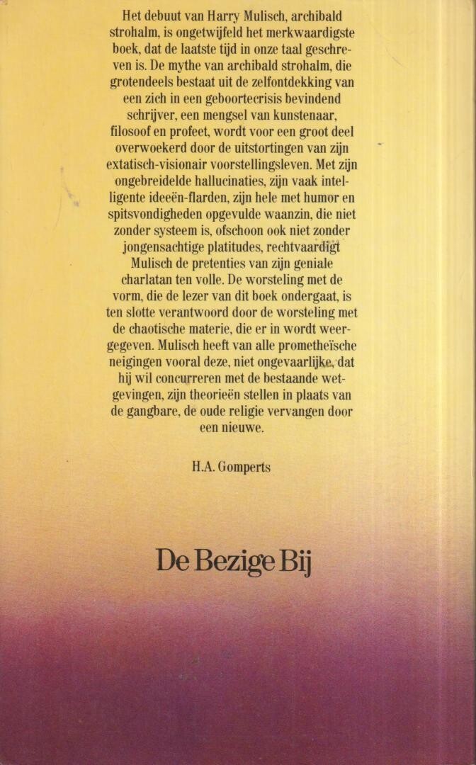 Archibald Strohalm achterkant