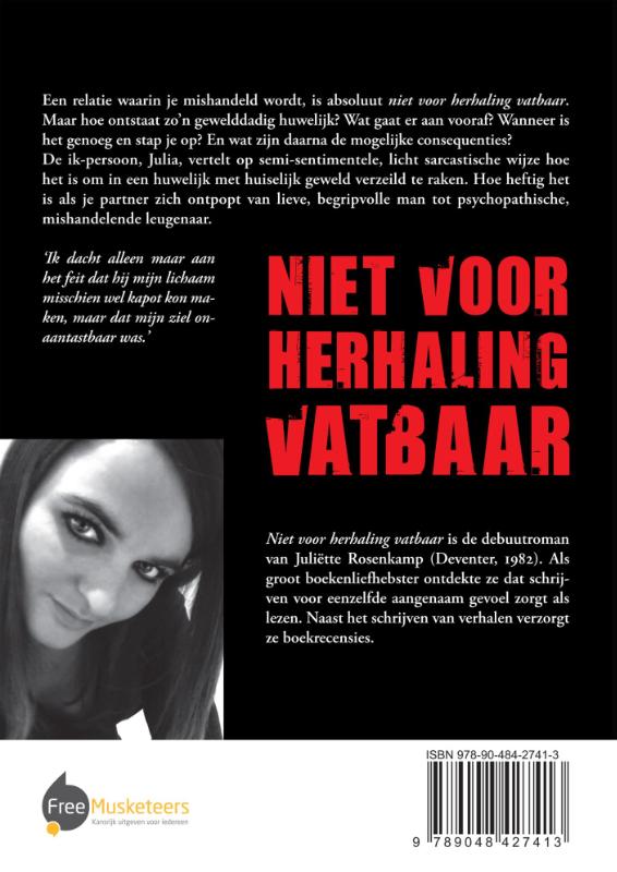 Niet voor herhaling vatbaar achterkant