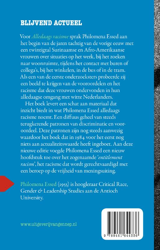 Alledaags racisme achterkant