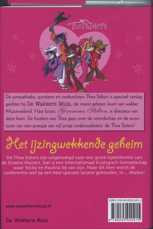 Het ijzingwekkende geheim / Thea Sisters / 4 Het ijzingwekkende geheim / Thea Sisters / 4 achterkant