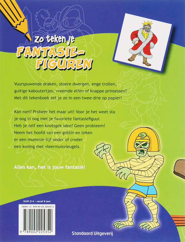 Zo teken je fantasiefiguren / Creatief met pen en papier achterkant