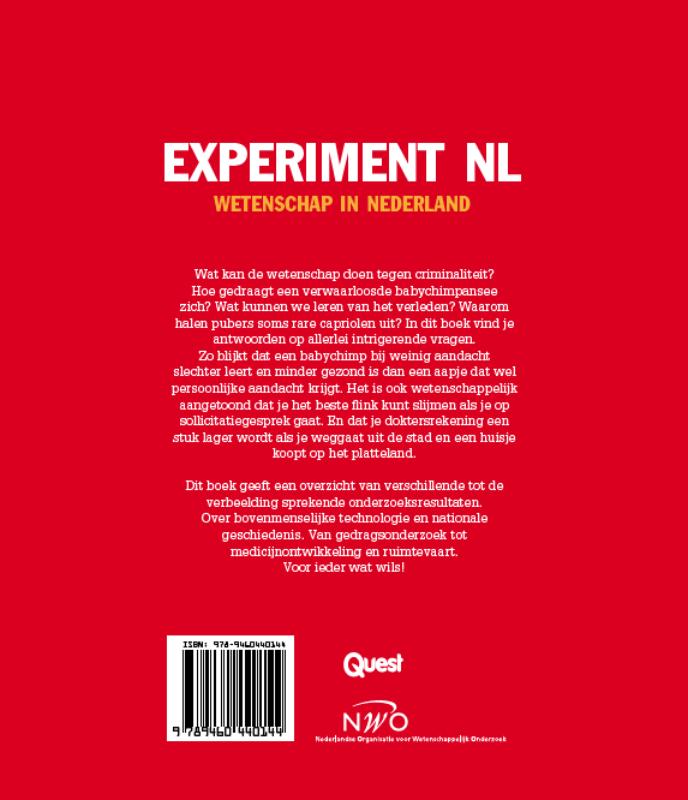 Quest Experiment NL / 2 achterkant