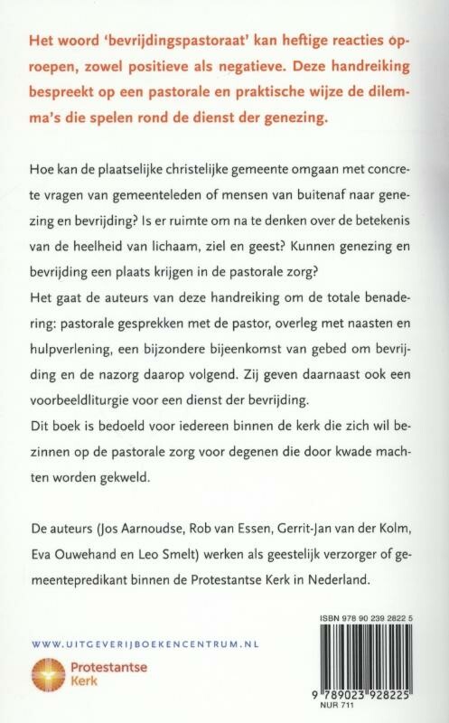 Handreiking bevrijdings-pastoraat achterkant