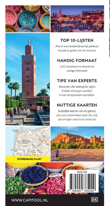 Marrakech en omgeving / Capitool Reisgidsen Top 10 Marrakech en omgeving / Capitool Reisgidsen Top 10 achterkant