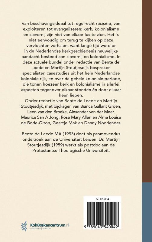 Kerk, kolonialisme en slavernij achterkant