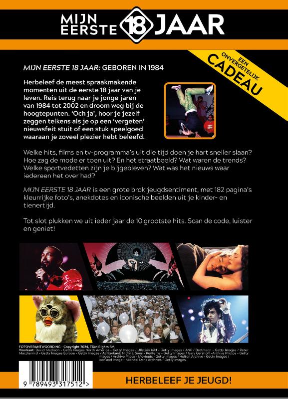 Geboren in 1984 / Mijn eerste 18 jaar achterkant