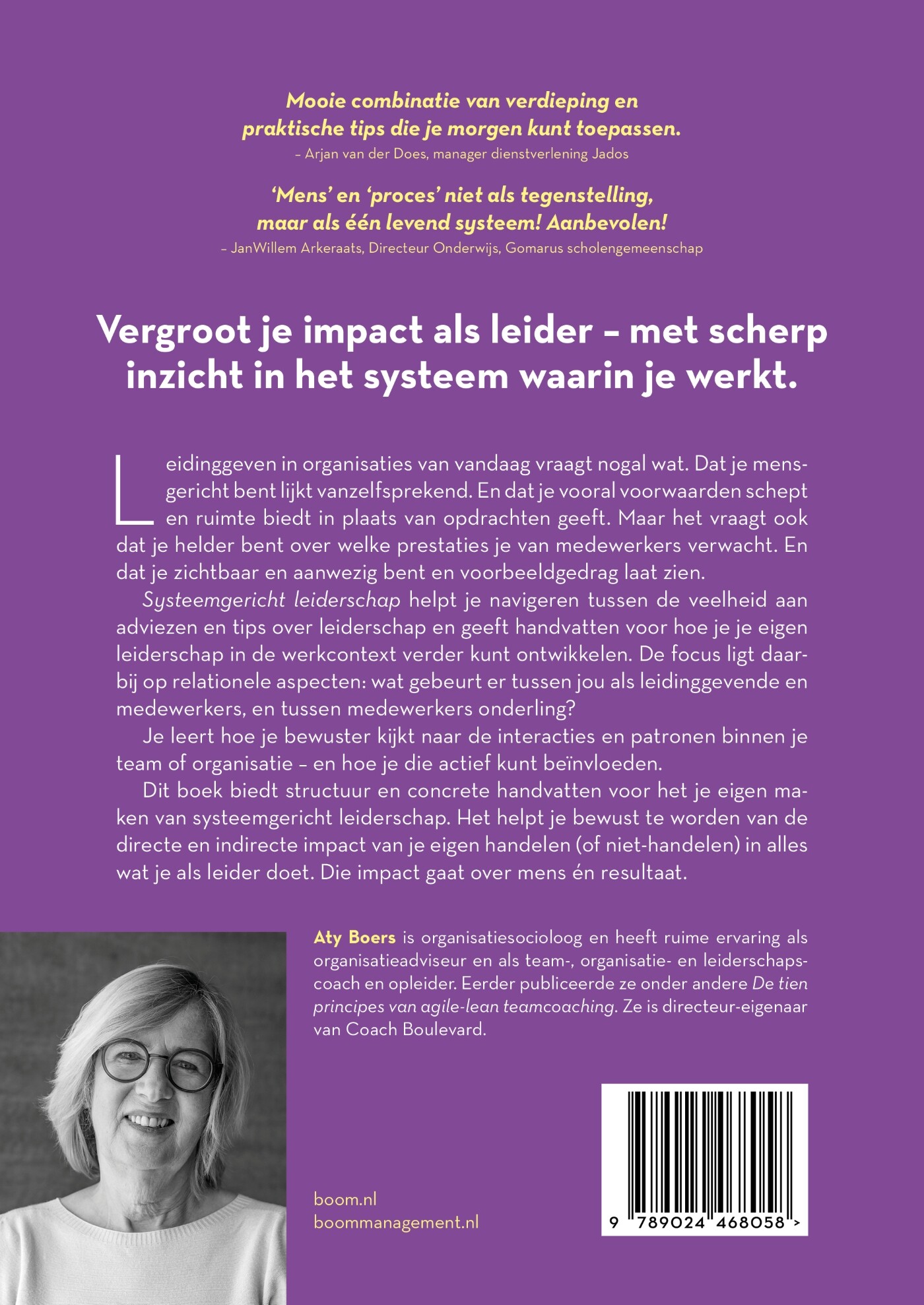 Systeemgericht leiderschap achterkant