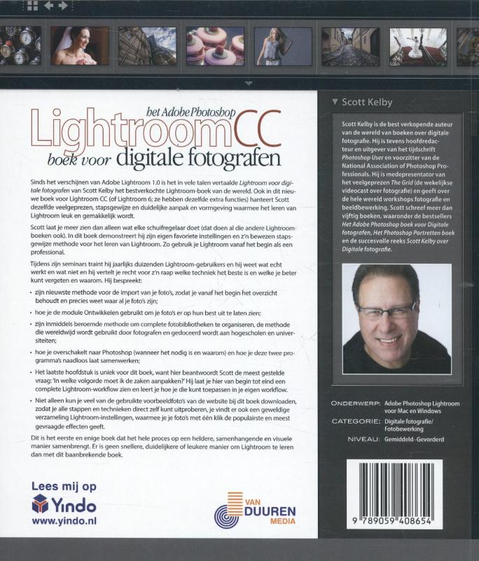 Het Adobe photoshop lightroomCC boek voor digitale fotografen achterkant