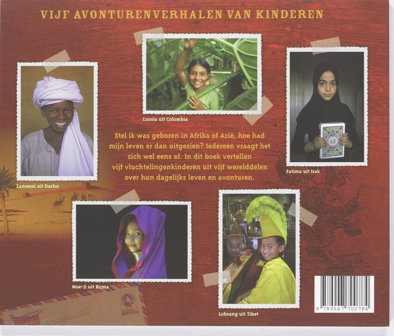 Gevlucht uit Tibet achterkant