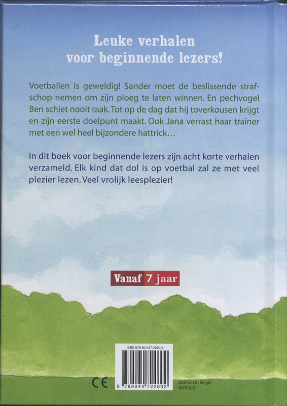 Vrolijke voetbalverhalen / Lezen is te gek achterkant