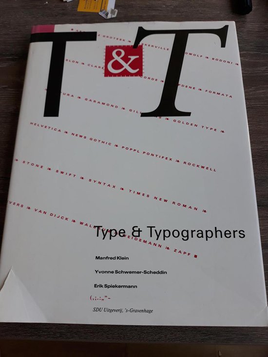 TYPE & TYPOGRAPHERS (ENG.)