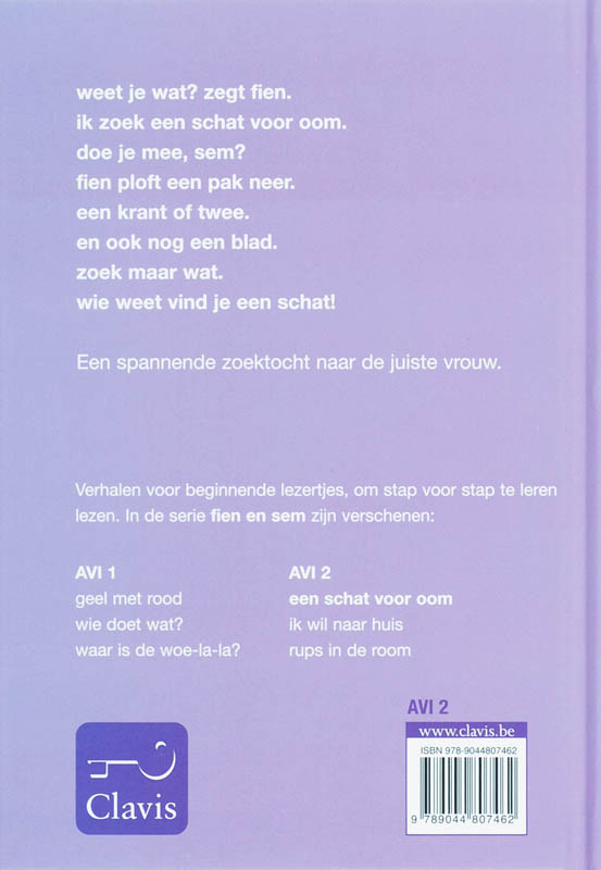 Een Schat Voor Oom Een Schat Voor Oom achterkant