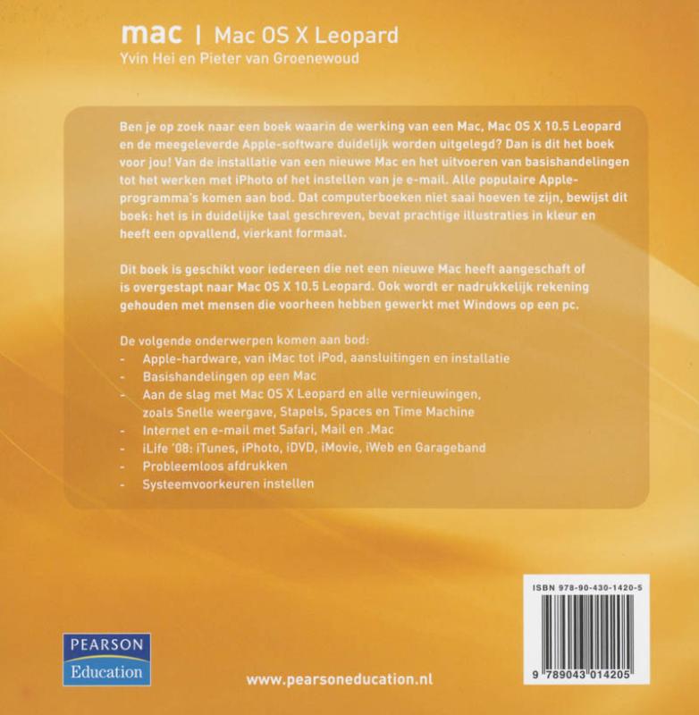 Mac: Mac Os X Leopard achterkant