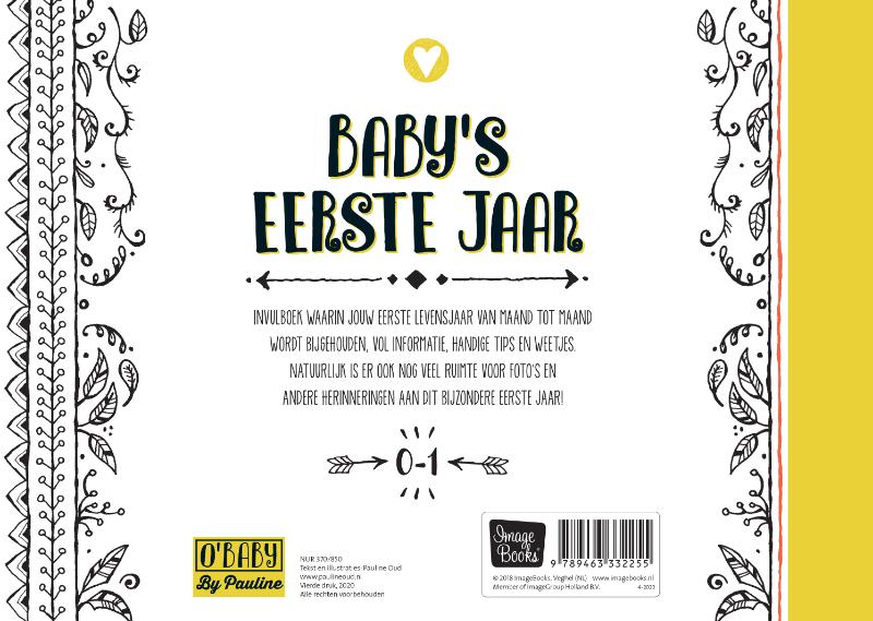 O'Baby Baby's Eerste Jaar achterkant