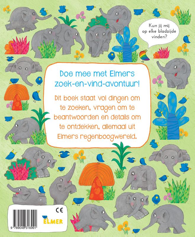 Elmer zoek en vind achterkant