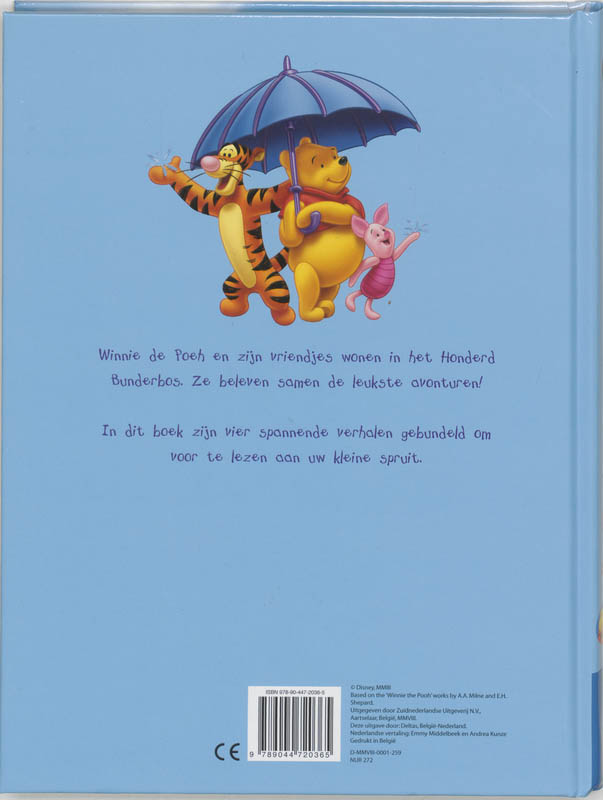 Winnie de Poeh's leukste voorleesboek achterkant