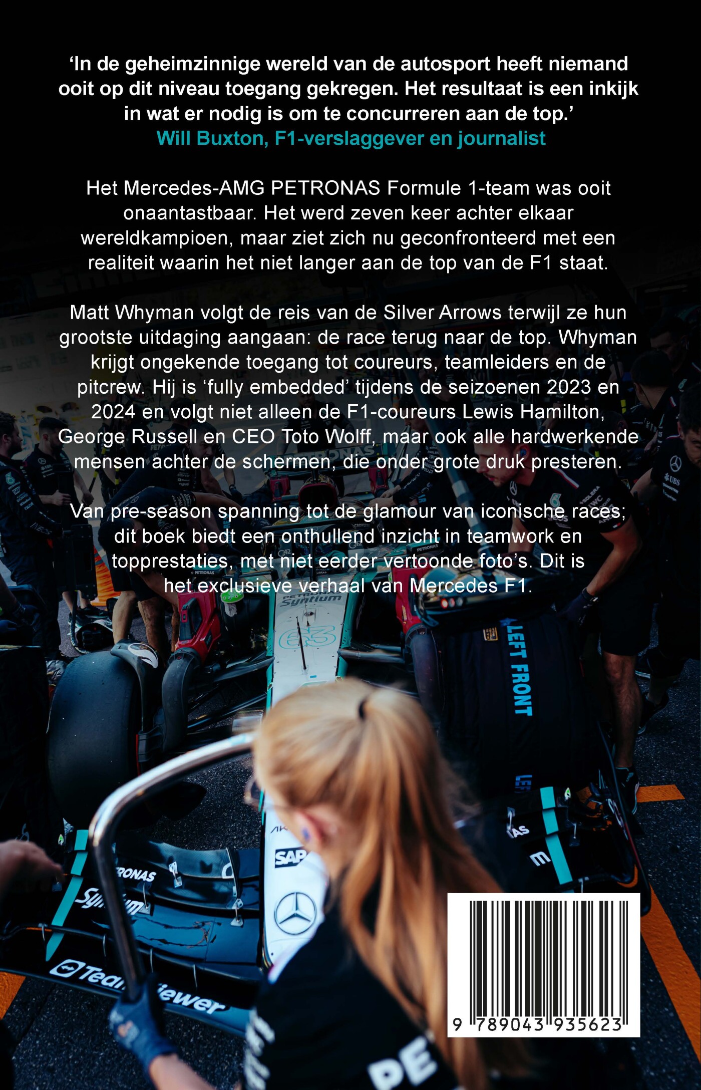 Inside Mercedes F1 Inside Mercedes F1 achterkant