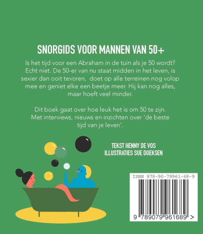 Snorgids voor mannen van 50 plus achterkant