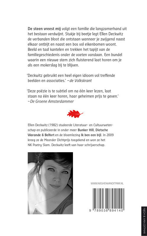 De steen vreest mij achterkant