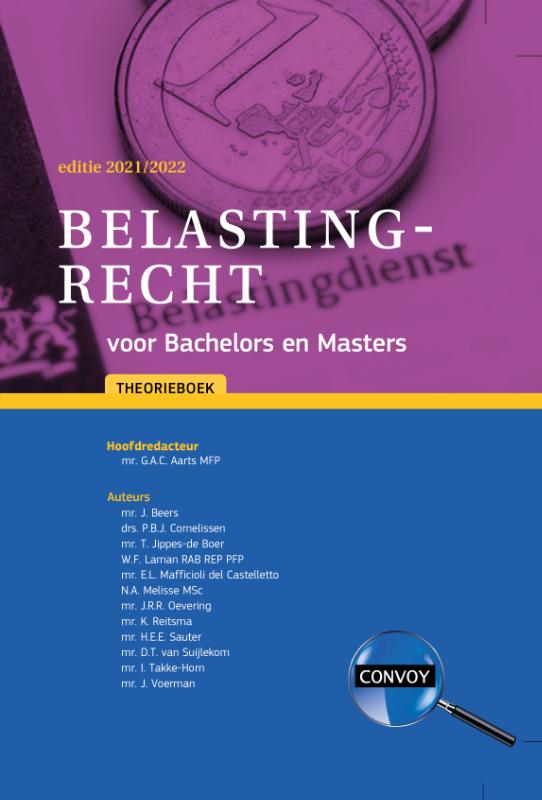 boekenbalie_9789463172677_cover 2021-2022 / Belastingrecht voor Bachelors en Masters / Theorieboek