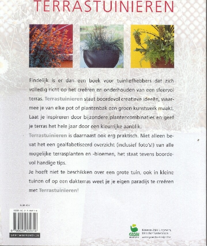 Terrastuinieren / Groenboekerij achterkant